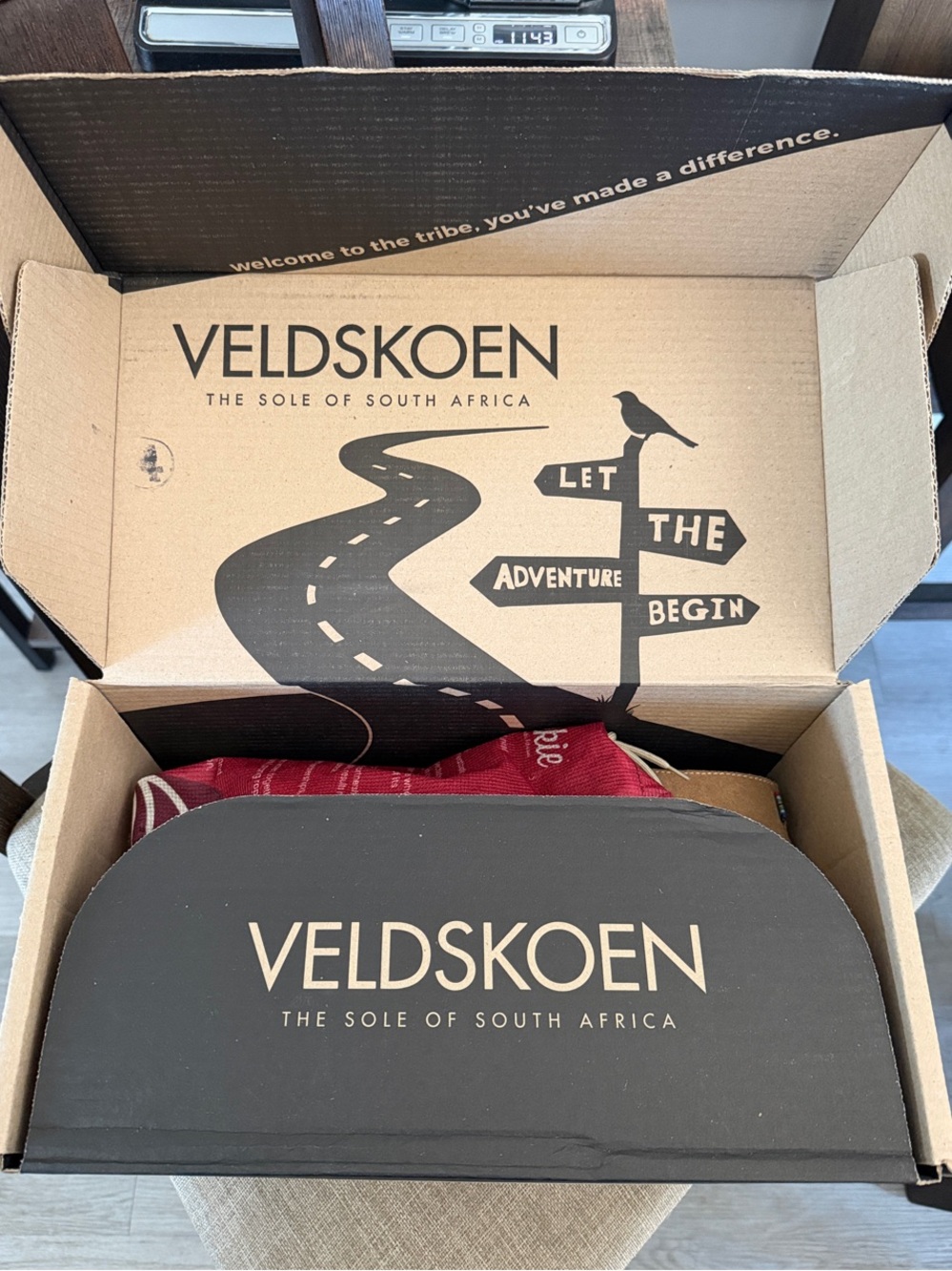 Veldskoen Men's (unisex) Chukka Boots in Red Brown - Classic Leather Chukka